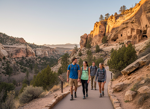 Bandelier National Monument Canyon Trail